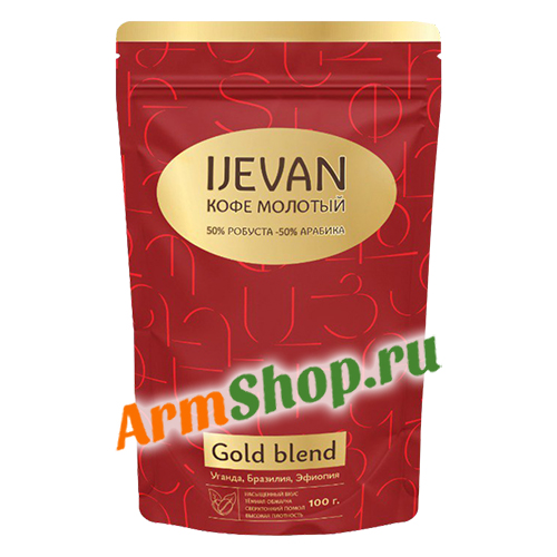 Кофе Армянский молотый Gold blend 50% Робуста - 50% Арабика 100 гр "Иджеван"
