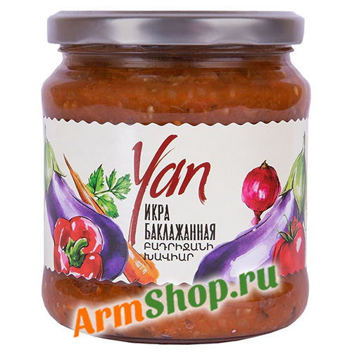 Баклажановая икра "Yan" 470гр "СИС Натурал" 