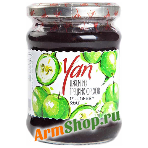 Джем из Грецкого ореха "Yan" 320 гр "СИС Натурал"