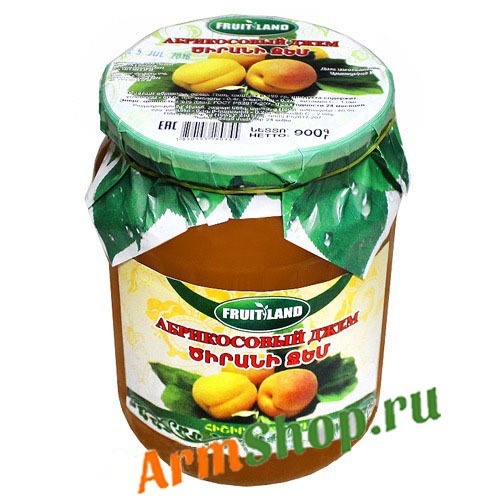 Джем Абрикосовый  500 гр "FRUIT LAND"