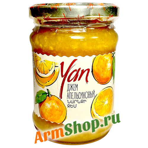 Джем из Апельсинов "Yan" 300 гр "СИС Натурал"