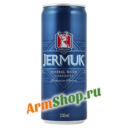 Минеральная вода Джермук Классик 0,33л. газ ж/б